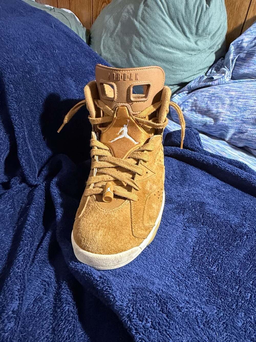 Size 12 - Air Jordan 6 Retro Wheat Golden Harvest 384664-705 ...,